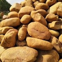 广东英德黄蜡石 产地景观石 园林石点缀石  绿化石